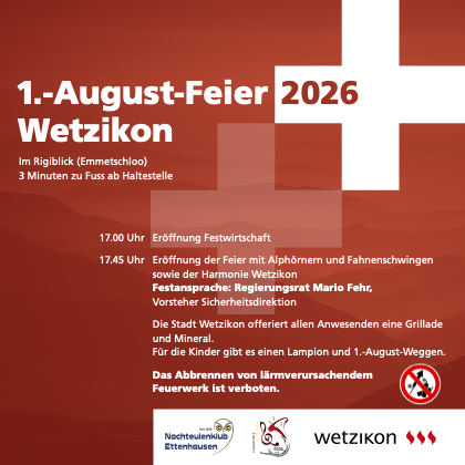 Flyer 1. Augustfeier 2026