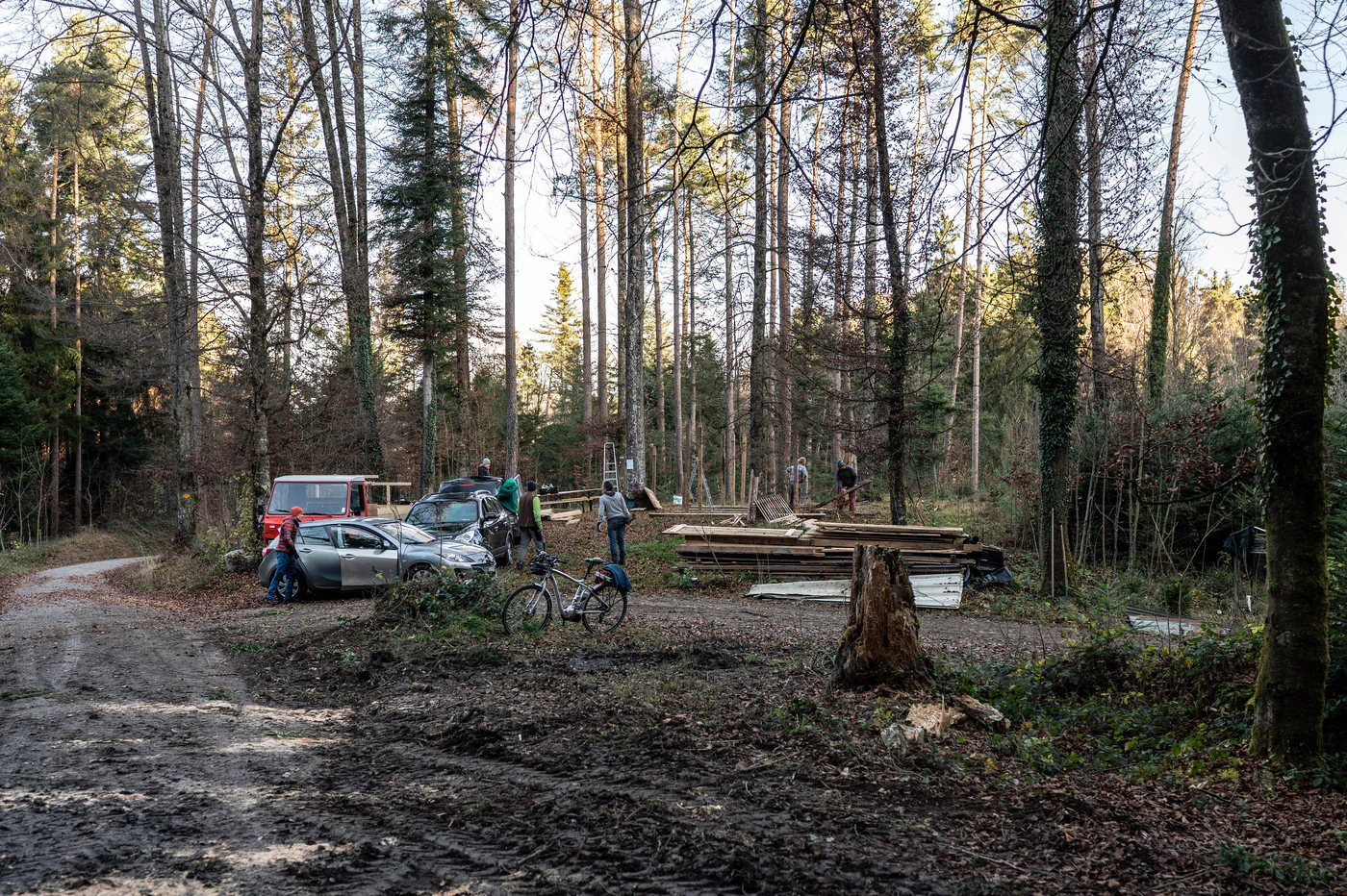 Aufbau Chlaushütte 2025